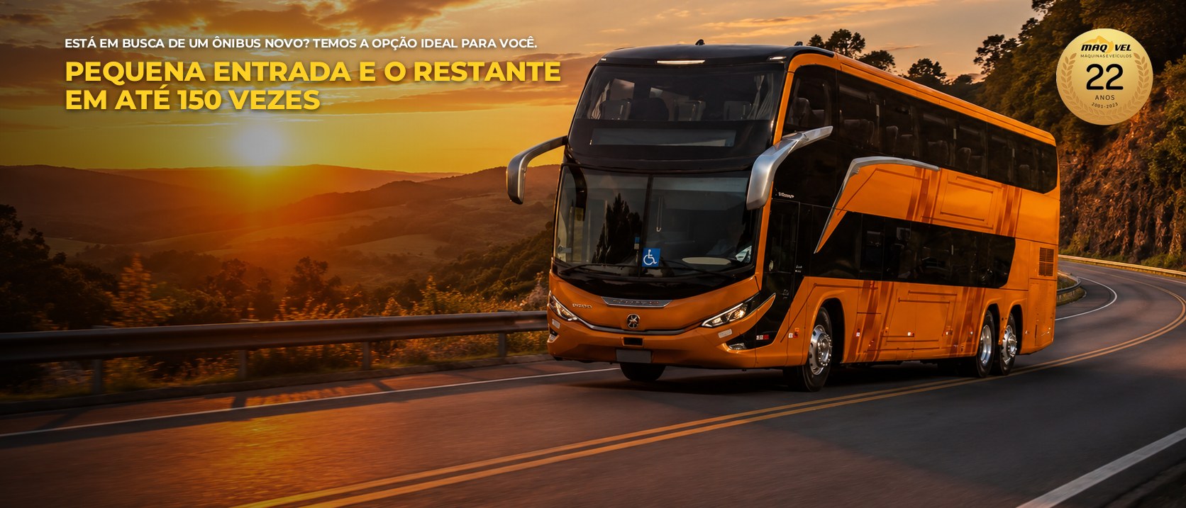 Ônibus rodoviário 0 km à venda na Maqvel